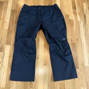REI COOP Trailmade Rain Pants in Black Hiking 100% Nylon MEN'S XXL Petite (36x27